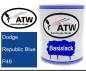 Preview: Dodge, Republic Blue, P49: 1L Lackdose, von ATW Autoteile West.